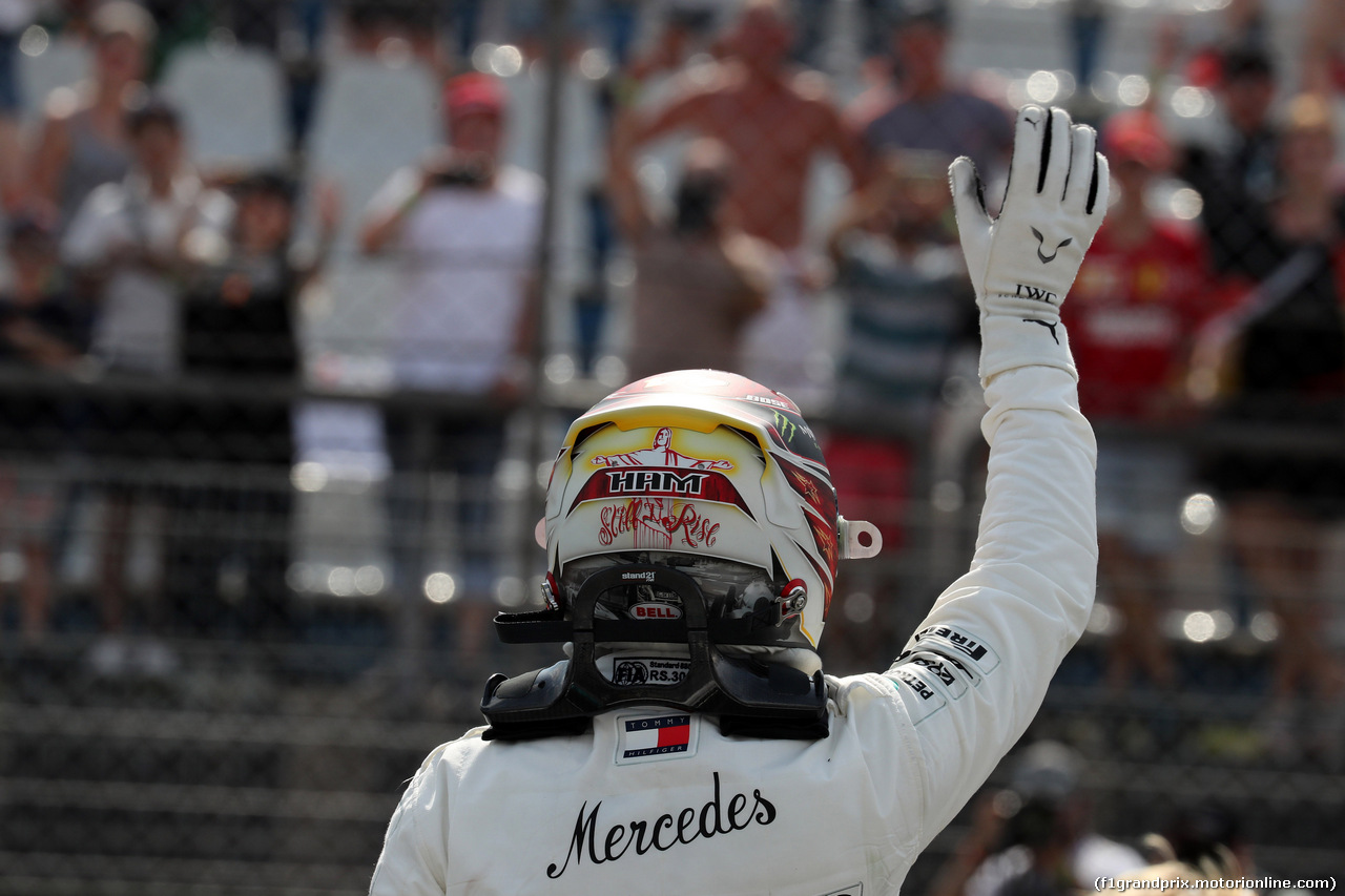 GP GERMANIA, 27.07.2019 - Qualifiche, Lewis Hamilton (GBR) Mercedes AMG F1 W10 pole position