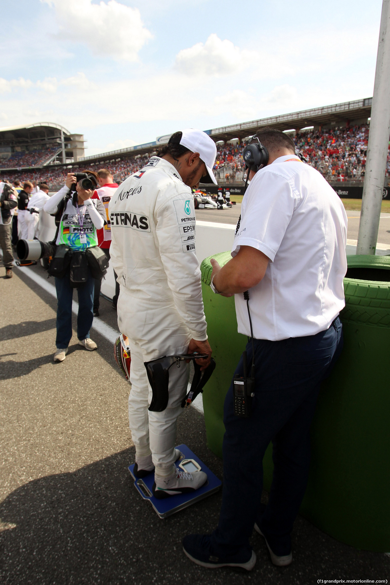 GP GERMANIA, 27.07.2019 - Qualifiche, Lewis Hamilton (GBR) Mercedes AMG F1 W10 pole position