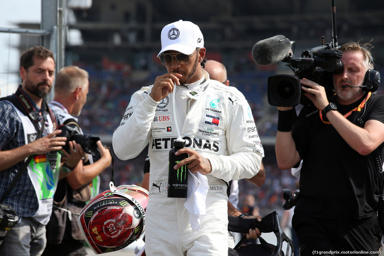 GP GERMANIA, 27.07.2019 - Qualifiche, Lewis Hamilton (GBR) Mercedes AMG F1 W10 pole position