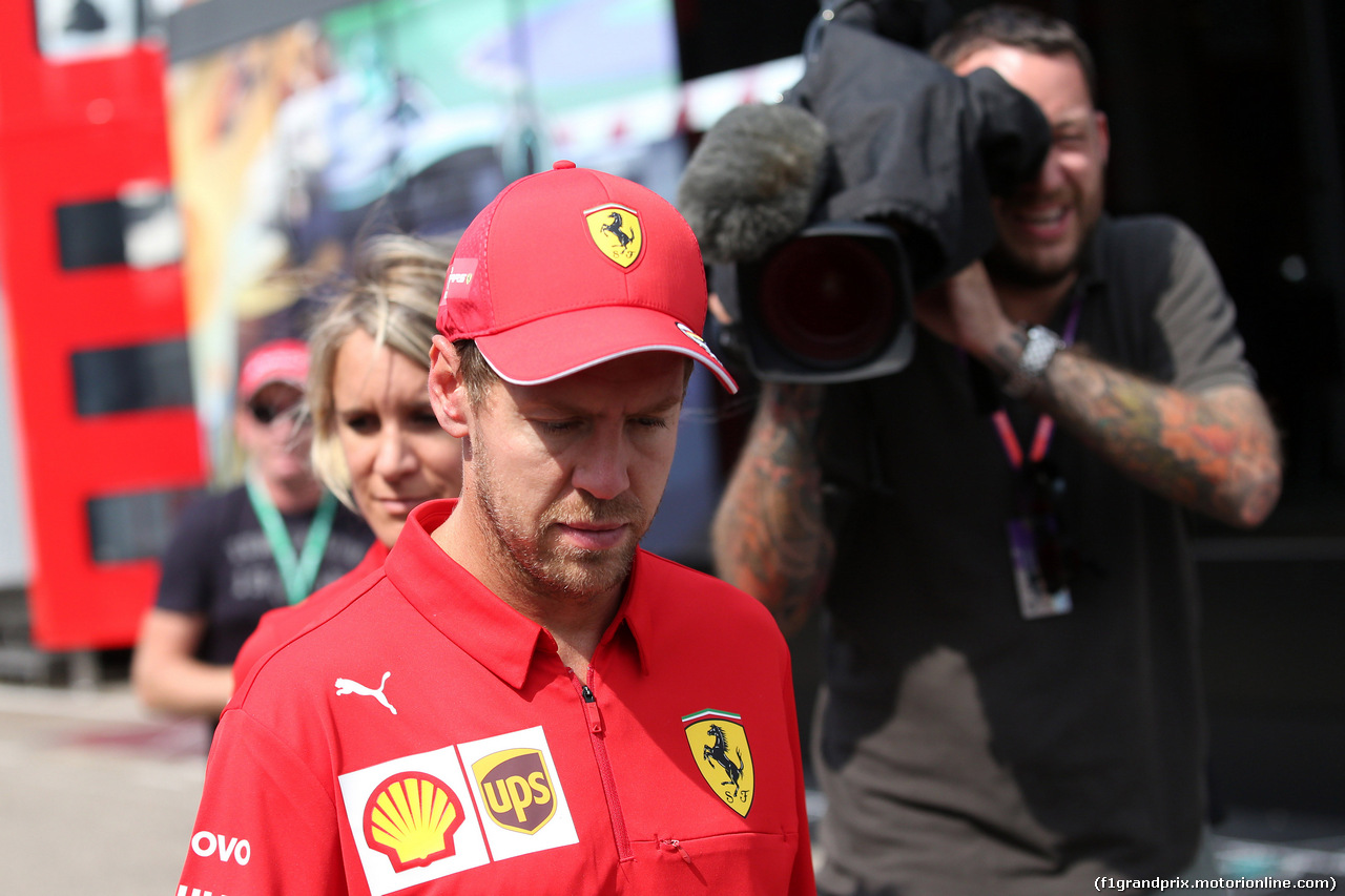 GP GERMANIA, 27.07.2019 - Qualifiche, Sebastian Vettel (GER) Ferrari SF90