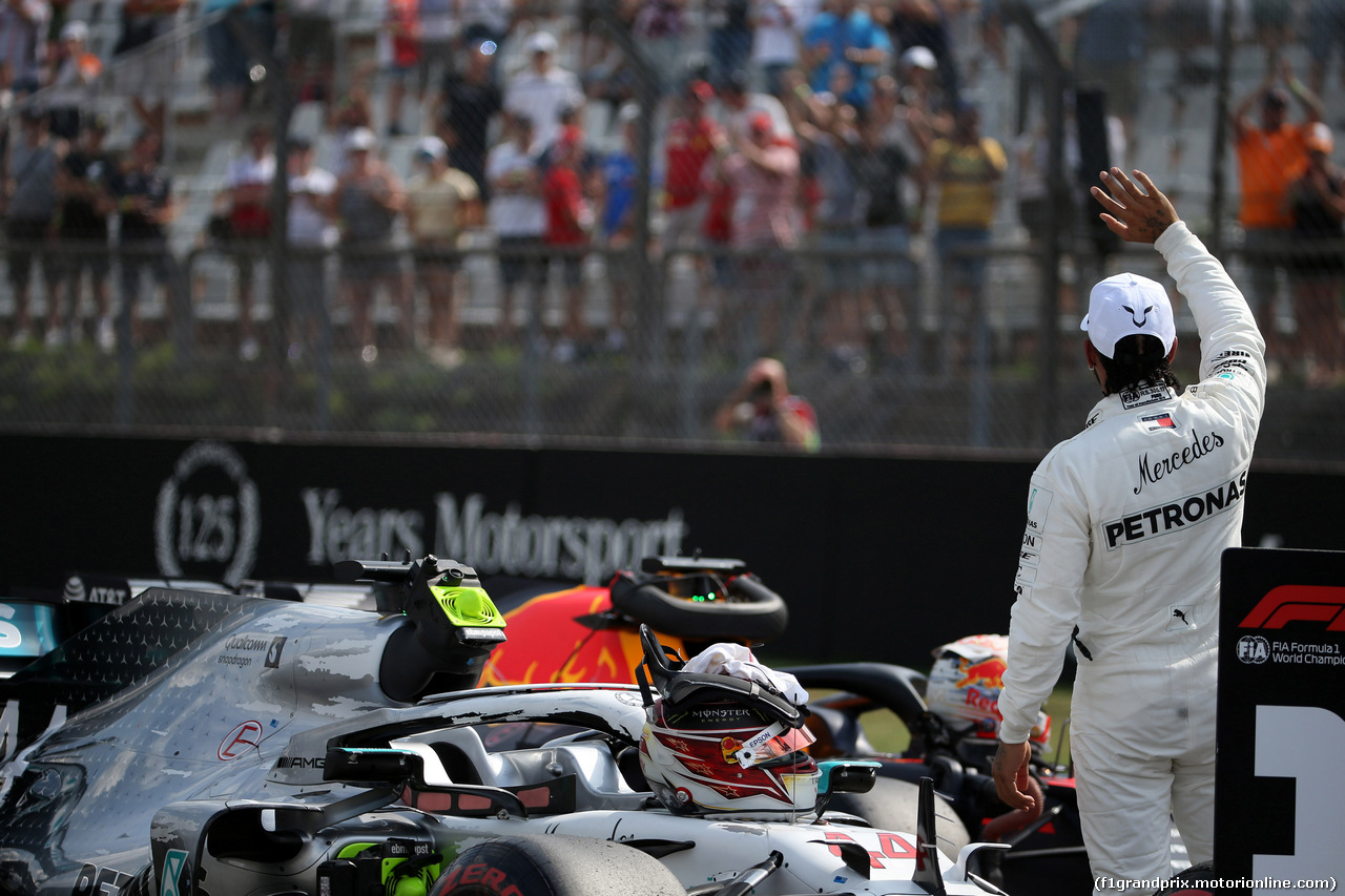 GP GERMANIA, 27.07.2019 - Qualifiche, Lewis Hamilton (GBR) Mercedes AMG F1 W10 pole position