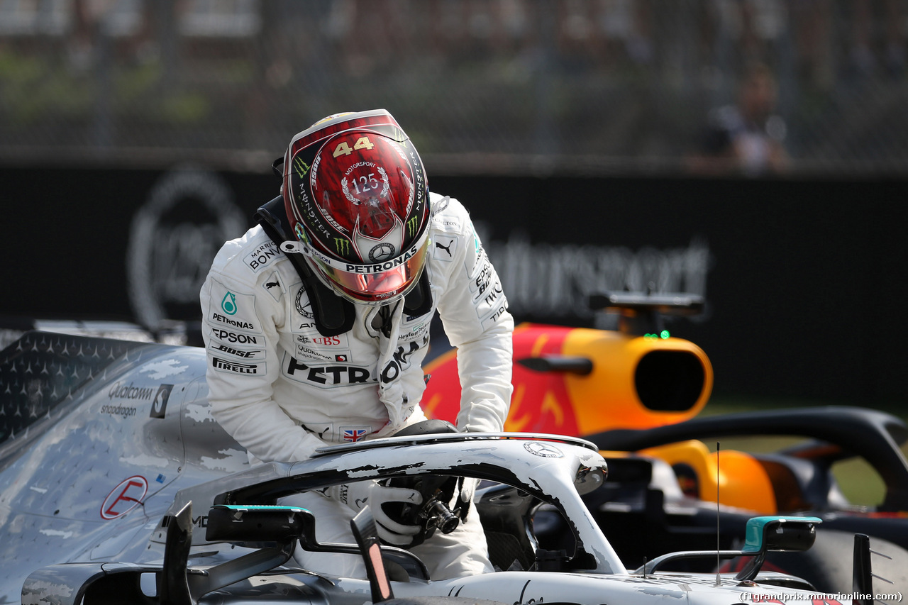 GP GERMANIA, 27.07.2019 - Qualifiche, Lewis Hamilton (GBR) Mercedes AMG F1 W10 pole position