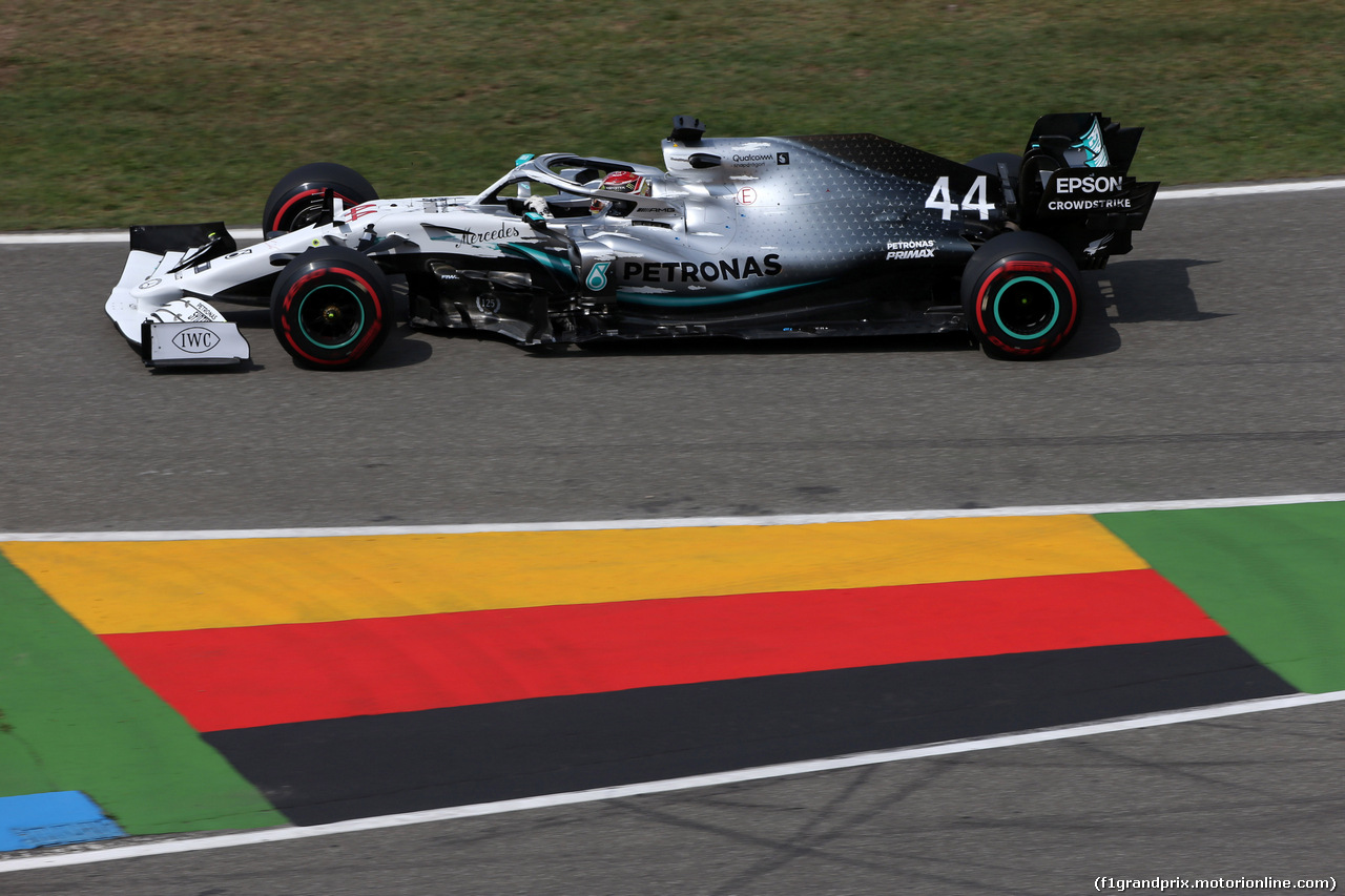 GP GERMANIA, 27.07.2019 - Qualifiche, Lewis Hamilton (GBR) Mercedes AMG F1 W10