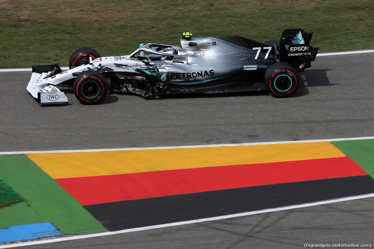 GP GERMANIA, 27.07.2019 - Qualifiche, Valtteri Bottas (FIN) Mercedes AMG F1 W010