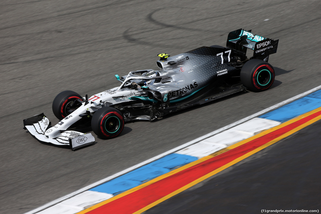 GP GERMANIA, 27.07.2019 - Qualifiche, Valtteri Bottas (FIN) Mercedes AMG F1 W010