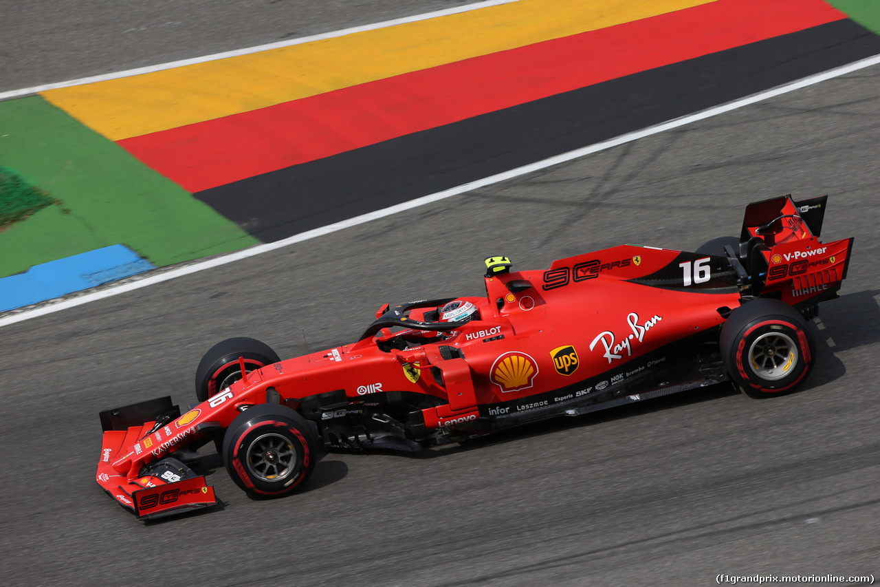 GP GERMANIA, 27.07.2019 - Qualifiche, Charles Leclerc (MON) Ferrari SF90