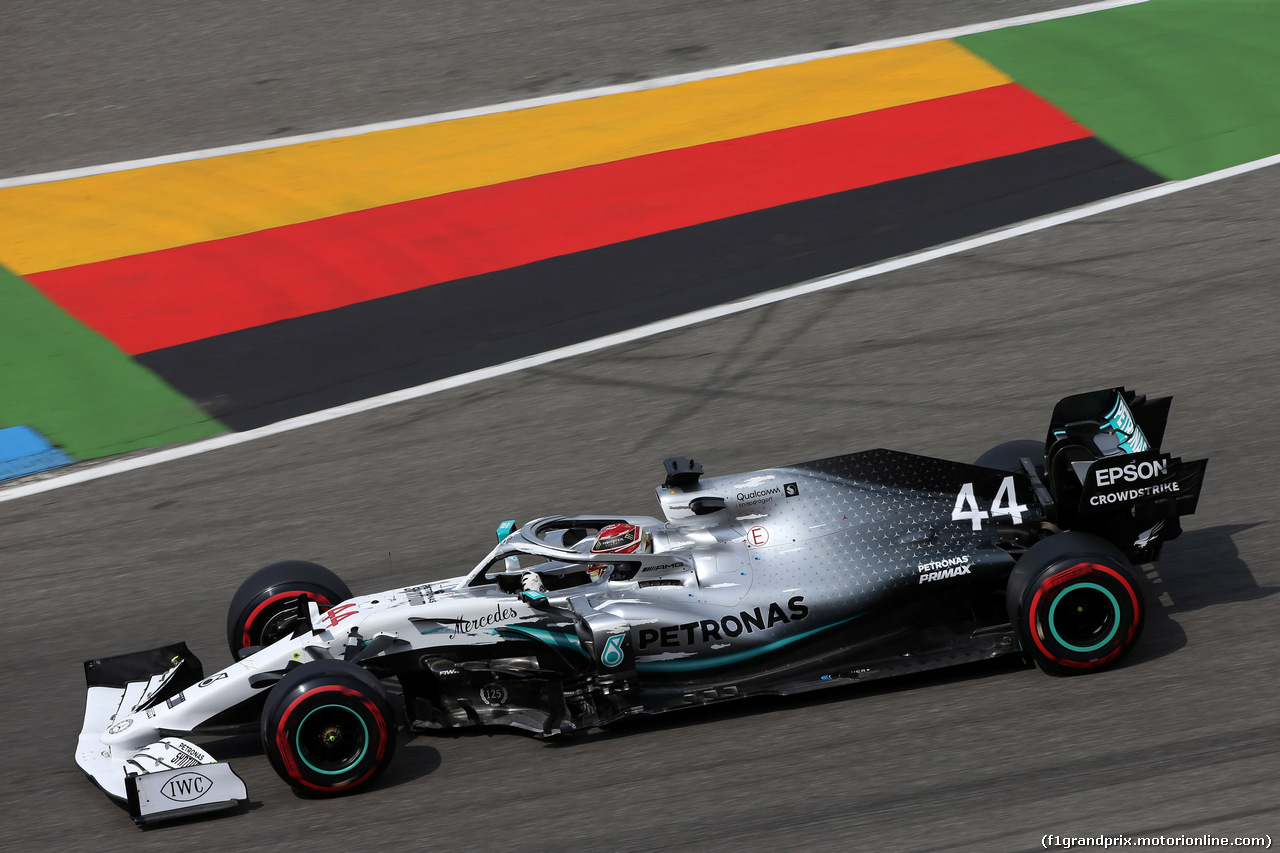 GP GERMANIA, 27.07.2019 - Qualifiche, Lewis Hamilton (GBR) Mercedes AMG F1 W10