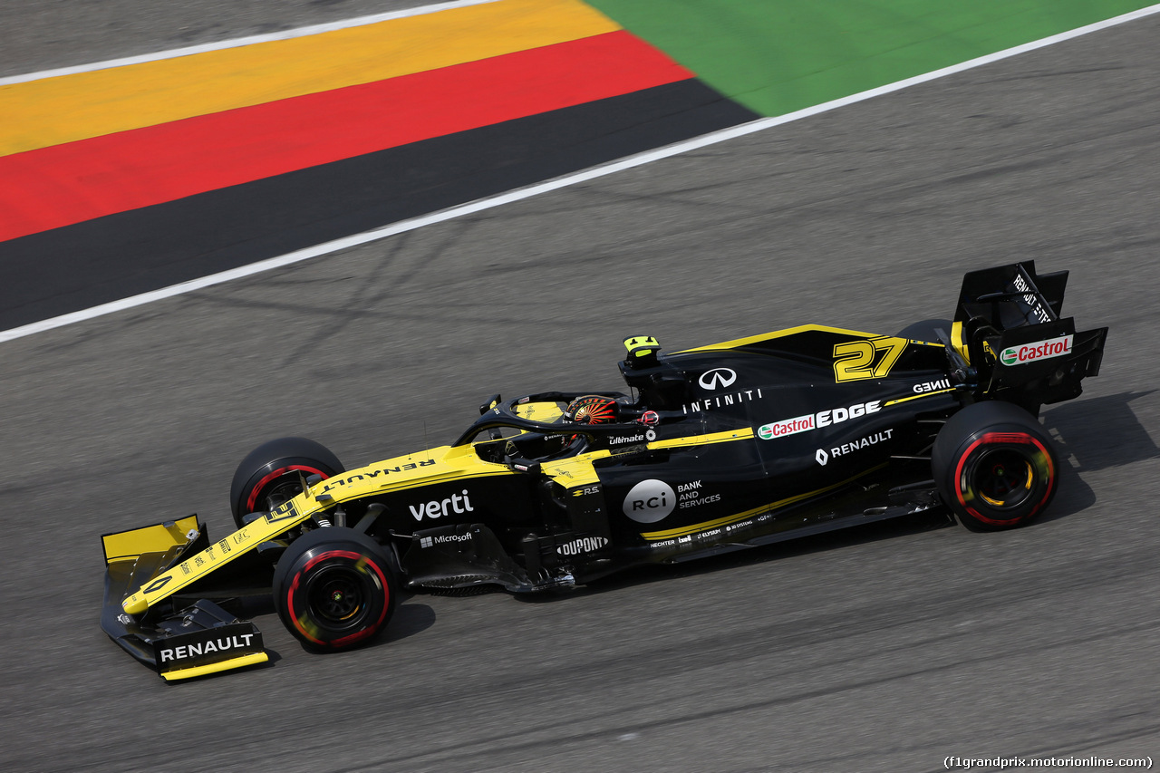 GP GERMANIA, 27.07.2019 - Qualifiche, Nico Hulkenberg (GER) Renault Sport F1 Team RS19