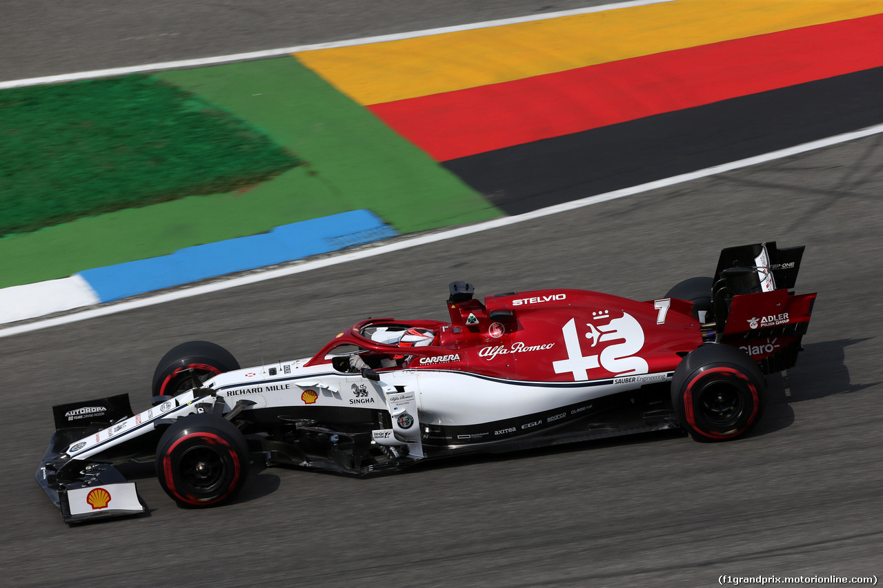 GP GERMANIA, 27.07.2019 - Qualifiche, Kimi Raikkonen (FIN) Alfa Romeo Racing C38