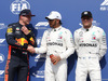 GP GERMANIA, 27.07.2019 - Qualifiche, 2nd place Max Verstappen (NED) Red Bull Racing RB15, Lewis Hamilton (GBR) Mercedes AMG F1 W10 pole position e 3rd place Valtteri Bottas (FIN) Mercedes AMG F1 W010