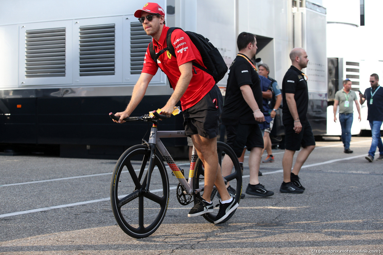 GP GERMANIA, 26.07.2019 - Sebastian Vettel (GER) Ferrari SF90