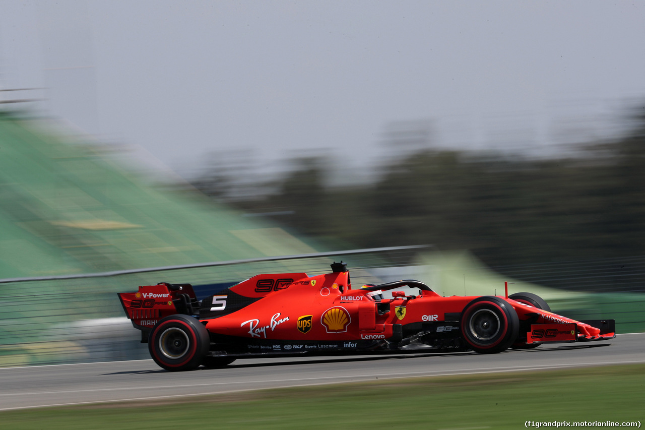 GP GERMANIA, 26.07.2019 - Prove Libere 1, Sebastian Vettel (GER) Ferrari SF90