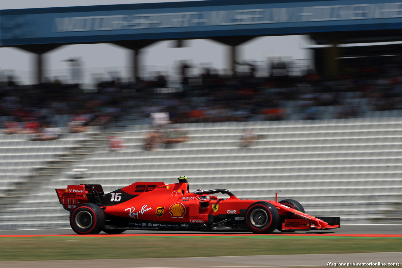 GP GERMANIA, 26.07.2019 - Prove Libere 1, Charles Leclerc (MON) Ferrari SF90