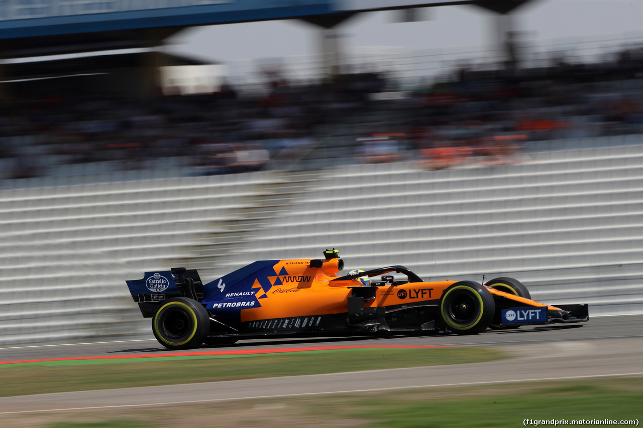 GP GERMANIA, 26.07.2019 - Prove Libere 1, Lando Norris (GBR) Mclaren F1 Team MCL34