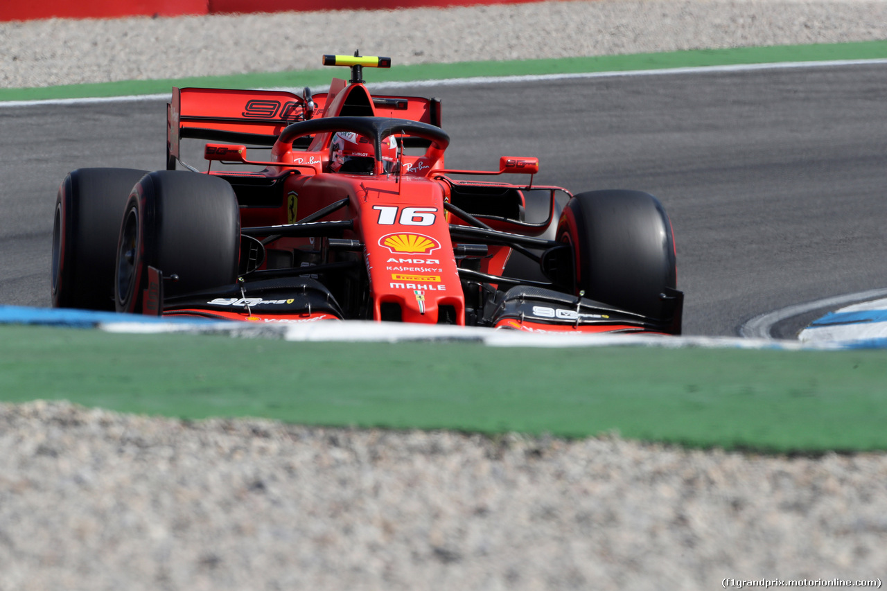 GP GERMANIA, 26.07.2019 - Prove Libere 1, Charles Leclerc (MON) Ferrari SF90