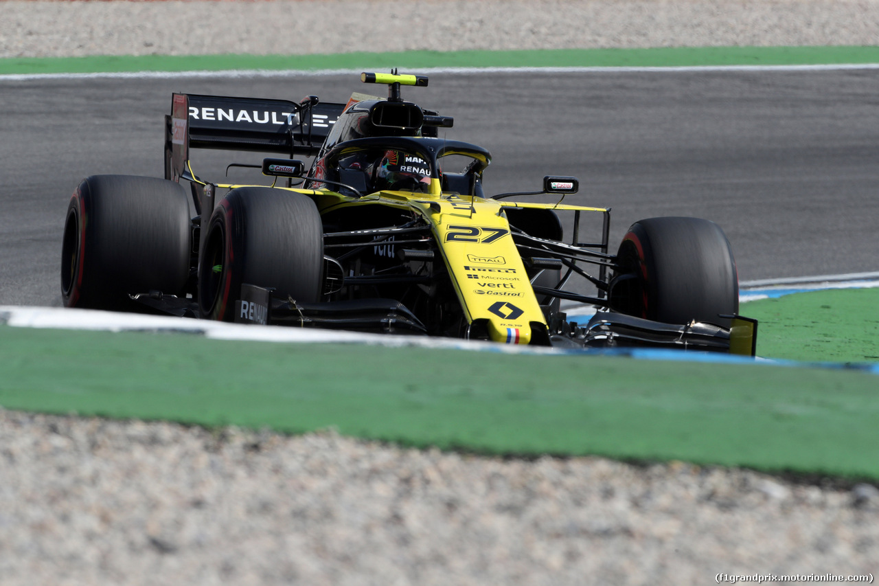 GP GERMANIA, 26.07.2019 - Prove Libere 1, Nico Hulkenberg (GER) Renault Sport F1 Team RS19