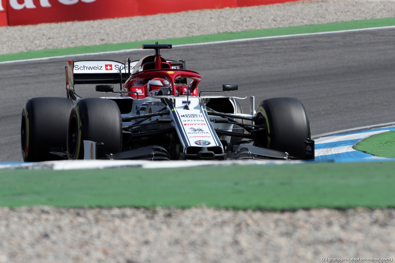 GP GERMANIA, 26.07.2019 - Prove Libere 1, Kimi Raikkonen (FIN) Alfa Romeo Racing C38