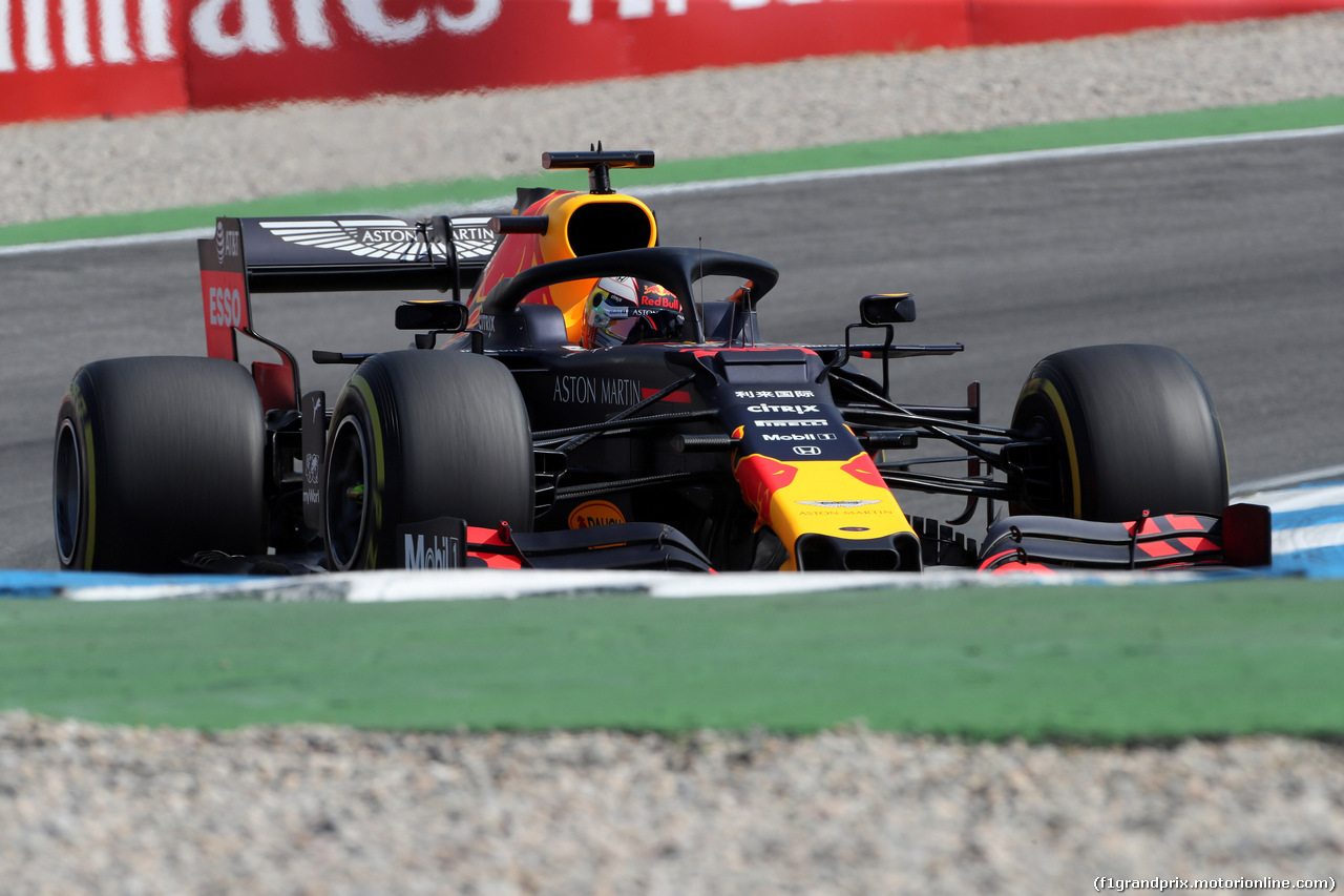GP GERMANIA, 26.07.2019 - Prove Libere 1, Max Verstappen (NED) Red Bull Racing RB15