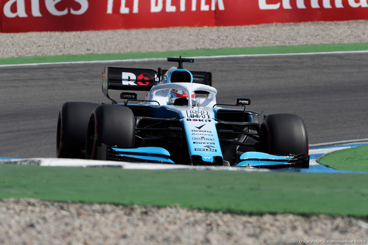 GP GERMANIA, 26.07.2019 - Prove Libere 1, George Russell (GBR) Williams Racing FW42