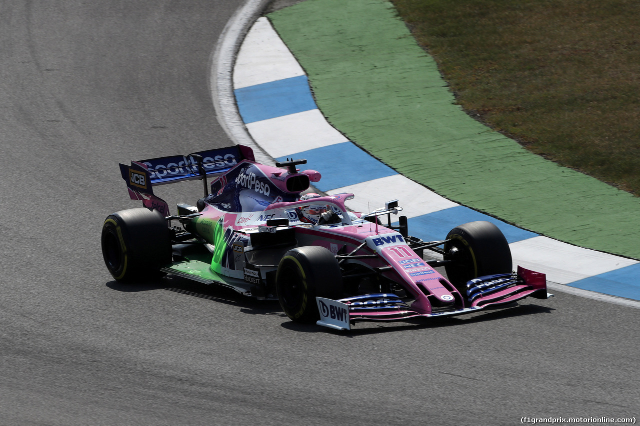 GP GERMANIA, 26.07.2019 - Prove Libere 1, Sergio Perez (MEX) Racing Point F1 Team RP19