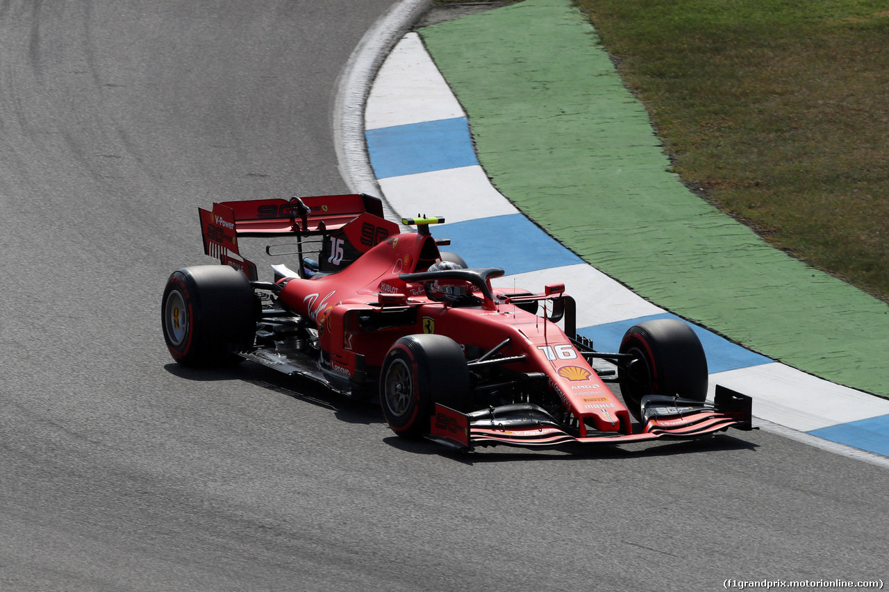 GP GERMANIA, 26.07.2019 - Prove Libere 1, Charles Leclerc (MON) Ferrari SF90