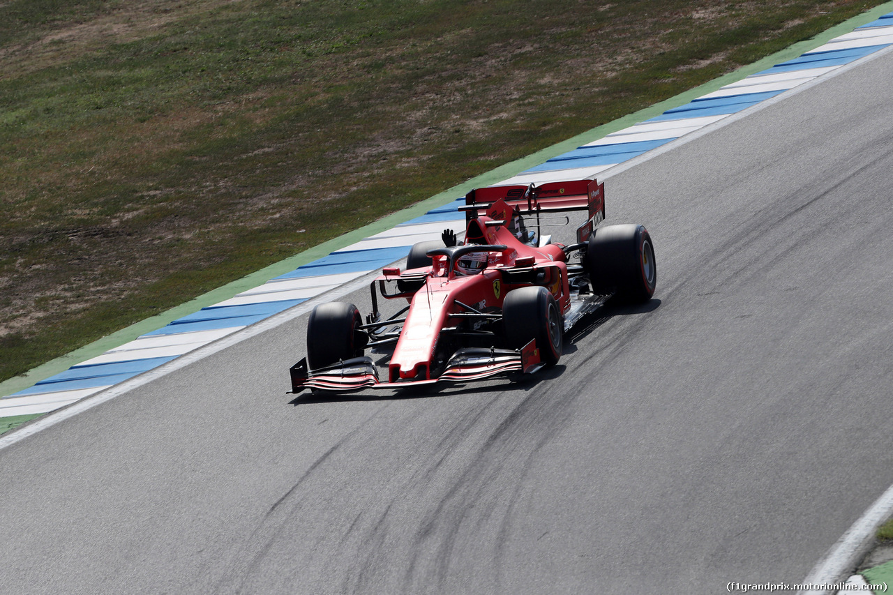 GP GERMANIA, 26.07.2019 - Prove Libere 1, Sebastian Vettel (GER) Ferrari SF90 waves to the fans