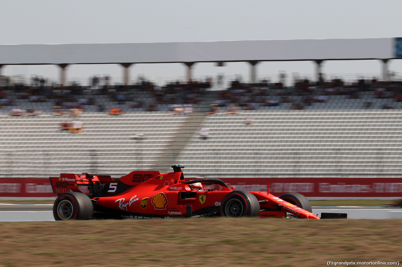 GP GERMANIA, 26.07.2019 - Prove Libere 1, Sebastian Vettel (GER) Ferrari SF90