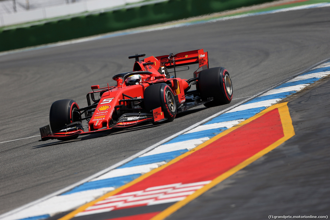 GP GERMANIA, 26.07.2019 - Prove Libere 1, Sebastian Vettel (GER) Ferrari SF90