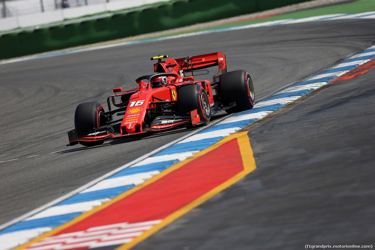 GP GERMANIA, 26.07.2019 - Prove Libere 1, Charles Leclerc (MON) Ferrari SF90