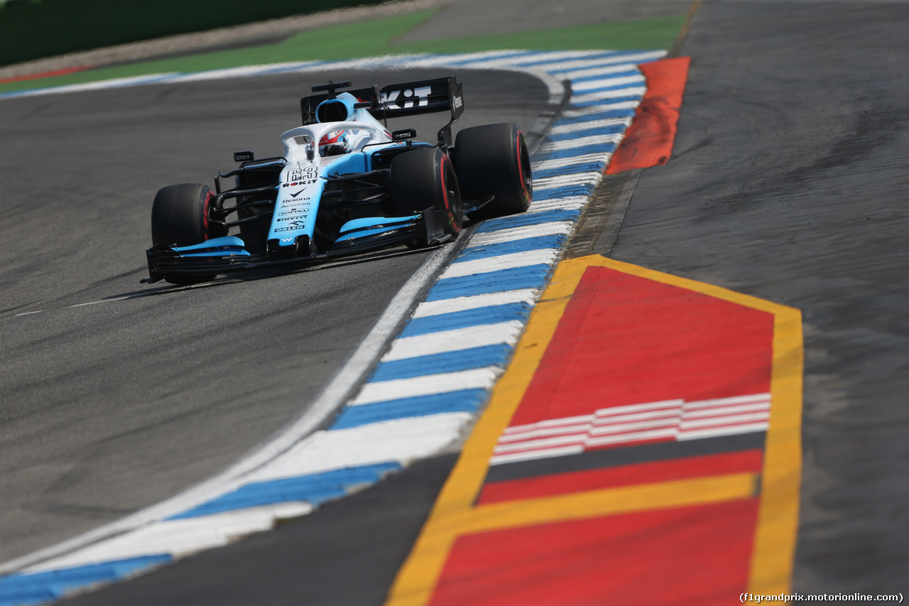 GP GERMANIA, 26.07.2019 - Prove Libere 1, George Russell (GBR) Williams Racing FW42