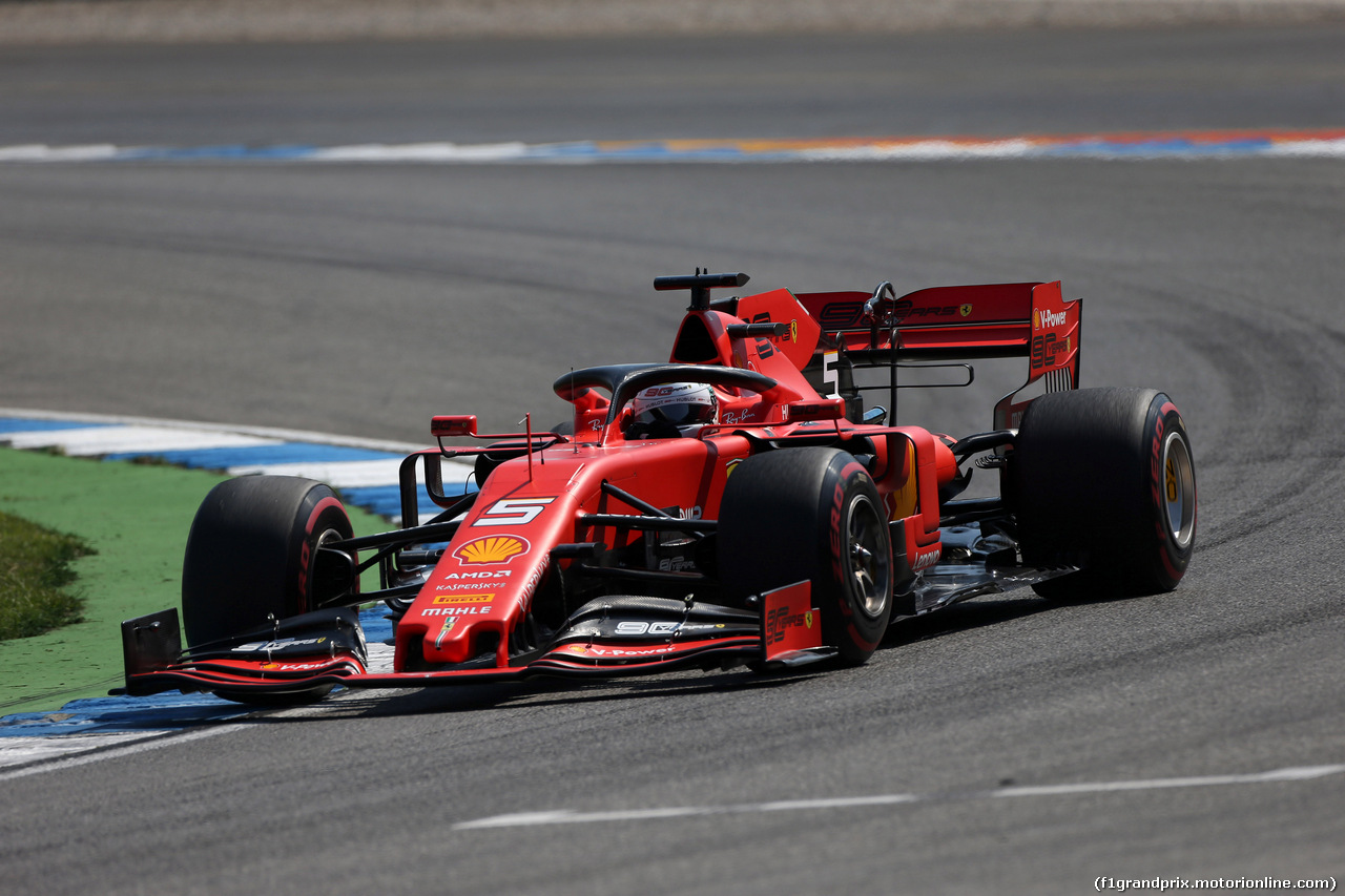 GP GERMANIA, 26.07.2019 - Prove Libere 1, Sebastian Vettel (GER) Ferrari SF90