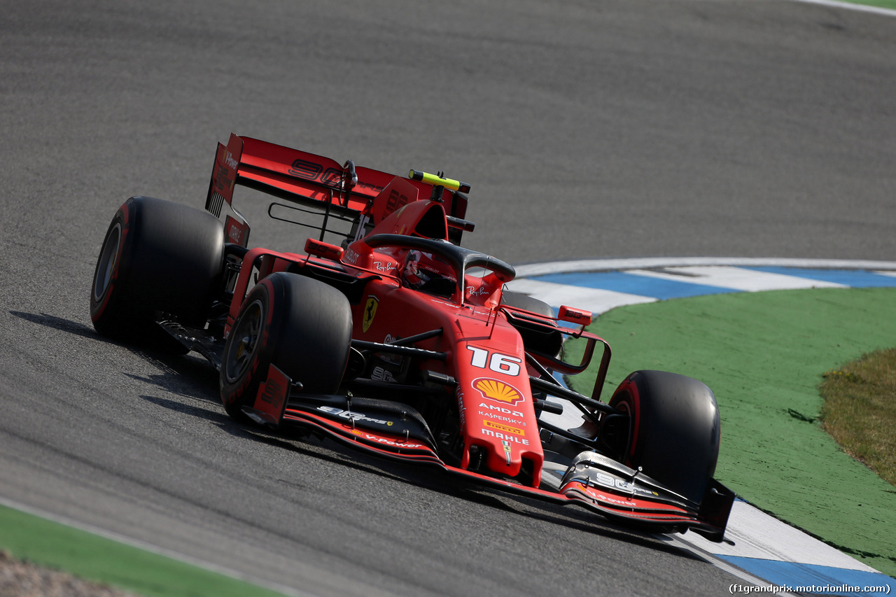 GP GERMANIA, 26.07.2019 - Prove Libere 1, Charles Leclerc (MON) Ferrari SF90