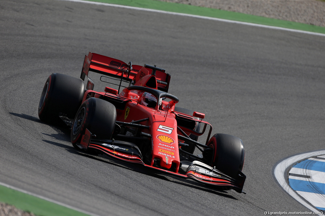 GP GERMANIA, 26.07.2019 - Prove Libere 1, Sebastian Vettel (GER) Ferrari SF90