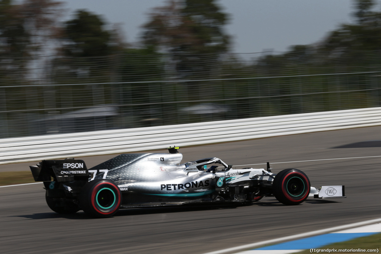 GP GERMANIA, 26.07.2019 - Prove Libere 1, Valtteri Bottas (FIN) Mercedes AMG F1 W010