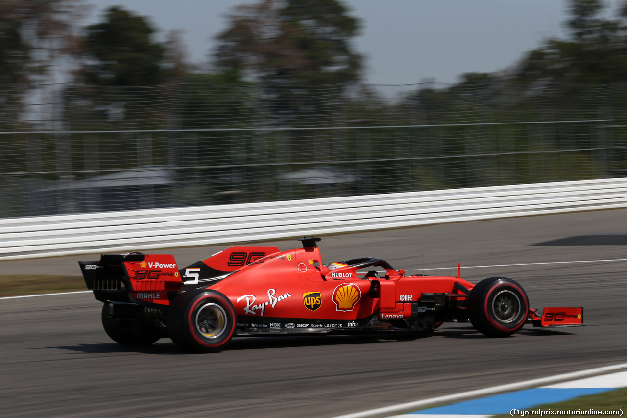 GP GERMANIA, 26.07.2019 - Prove Libere 1, Sebastian Vettel (GER) Ferrari SF90