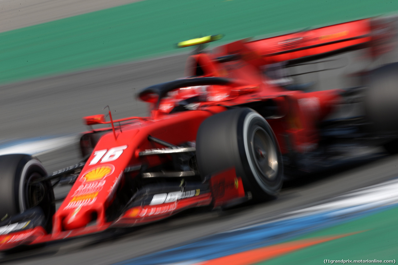 GP GERMANIA, 26.07.2019 - Prove Libere 2, Charles Leclerc (MON) Ferrari SF90