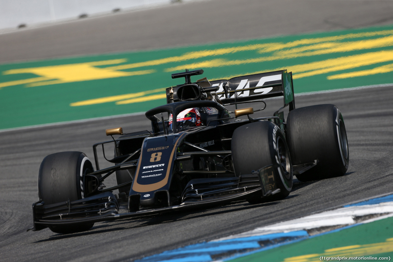 GP GERMANIA, 26.07.2019 - Prove Libere 2, Romain Grosjean (FRA) Haas F1 Team VF-19
