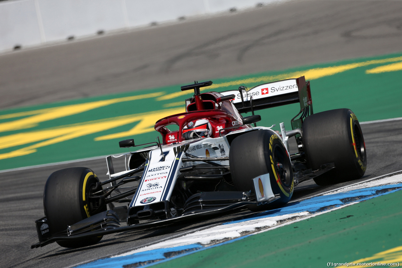 GP GERMANIA, 26.07.2019 - Prove Libere 2, Kimi Raikkonen (FIN) Alfa Romeo Racing C38