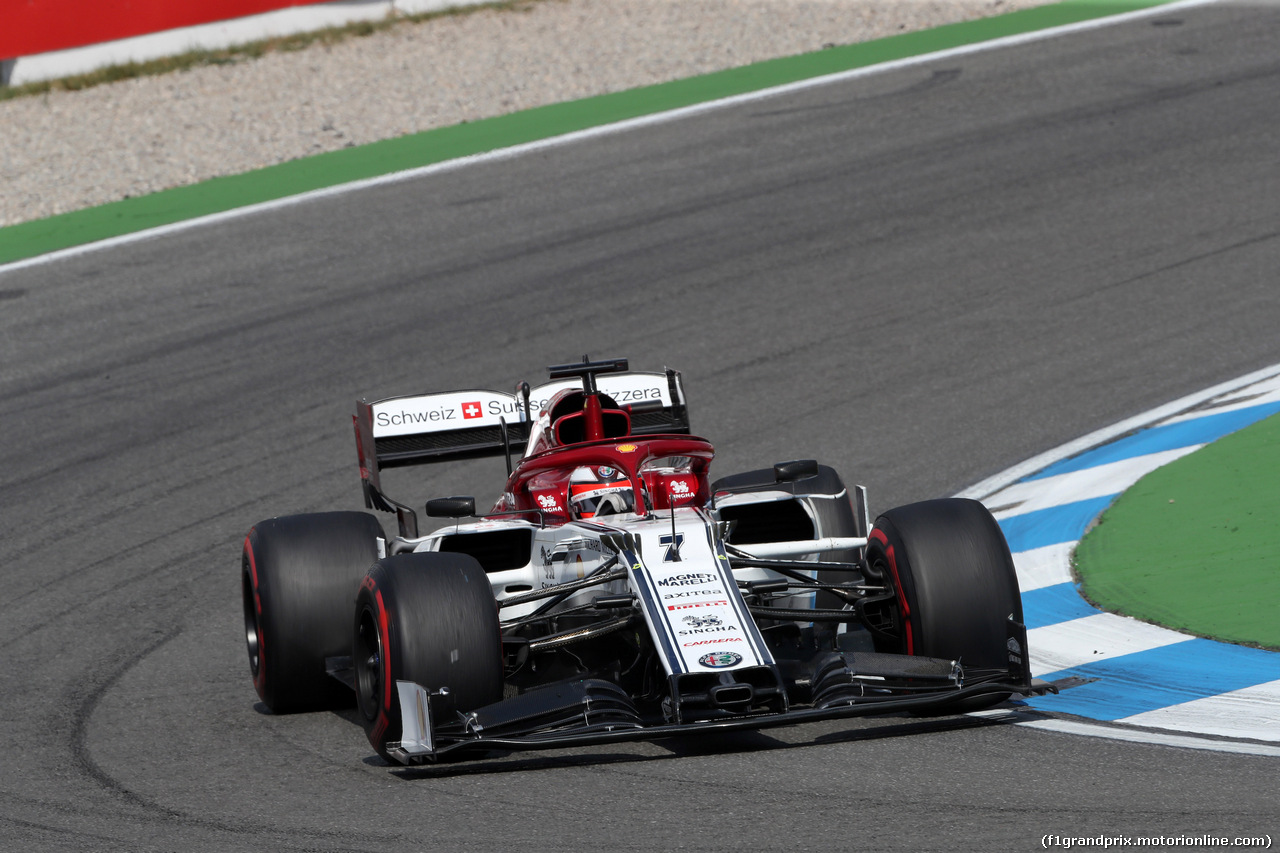 GP GERMANIA, 26.07.2019 - Prove Libere 2, Kimi Raikkonen (FIN) Alfa Romeo Racing C38