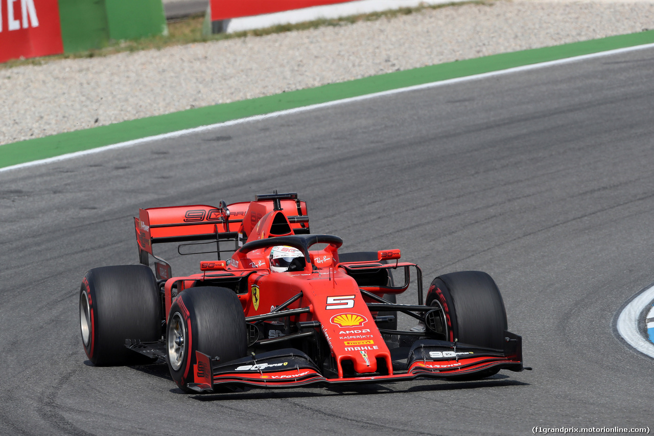 GP GERMANIA, 26.07.2019 - Prove Libere 2, Sebastian Vettel (GER) Ferrari SF90