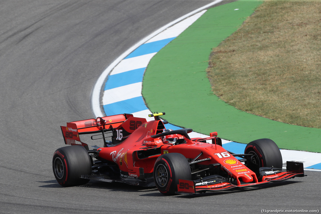 GP GERMANIA, 26.07.2019 - Prove Libere 2, Charles Leclerc (MON) Ferrari SF90