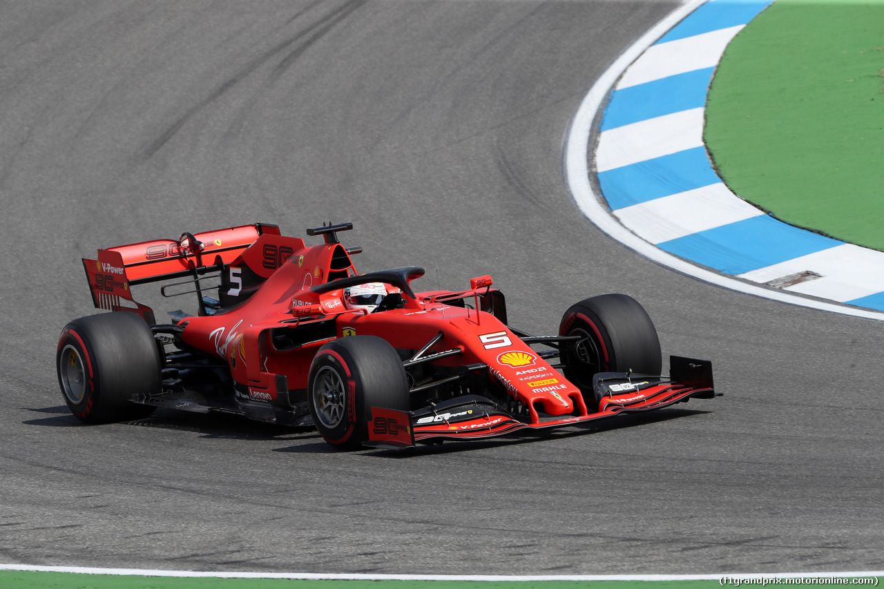 GP GERMANIA, 26.07.2019 - Prove Libere 2, Sebastian Vettel (GER) Ferrari SF90