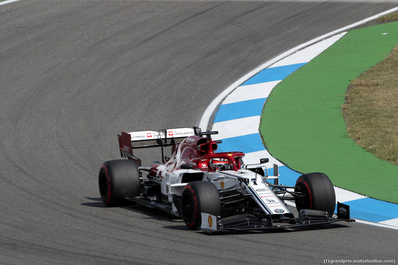 GP GERMANIA, 26.07.2019 - Prove Libere 2, Kimi Raikkonen (FIN) Alfa Romeo Racing C38