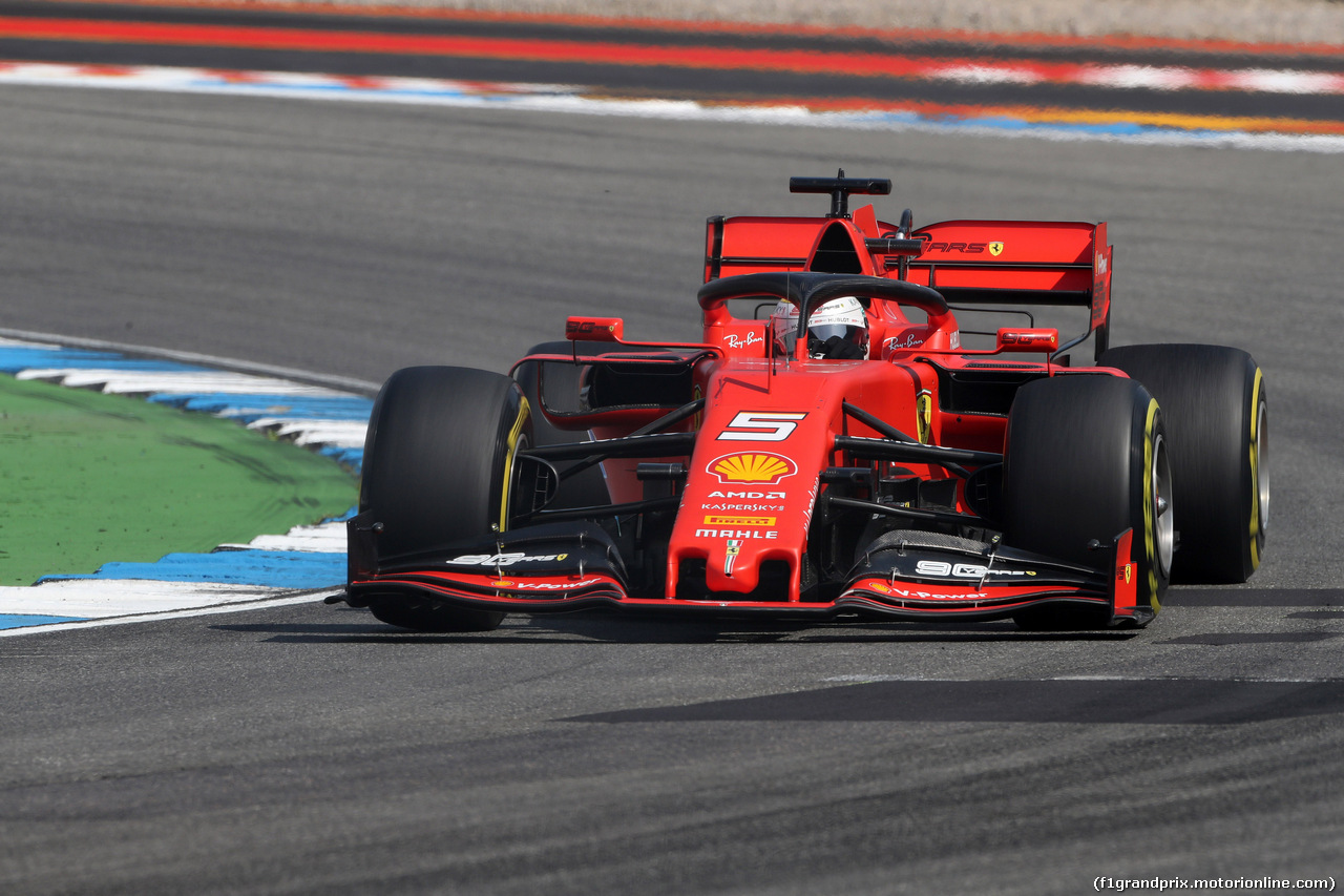 GP GERMANIA, 26.07.2019 - Prove Libere 2, Sebastian Vettel (GER) Ferrari SF90