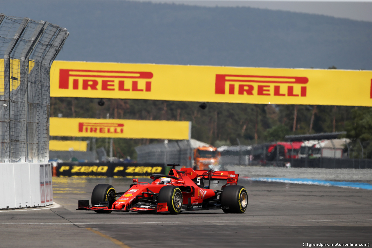 GP GERMANIA, 26.07.2019 - Prove Libere 2, Sebastian Vettel (GER) Ferrari SF90