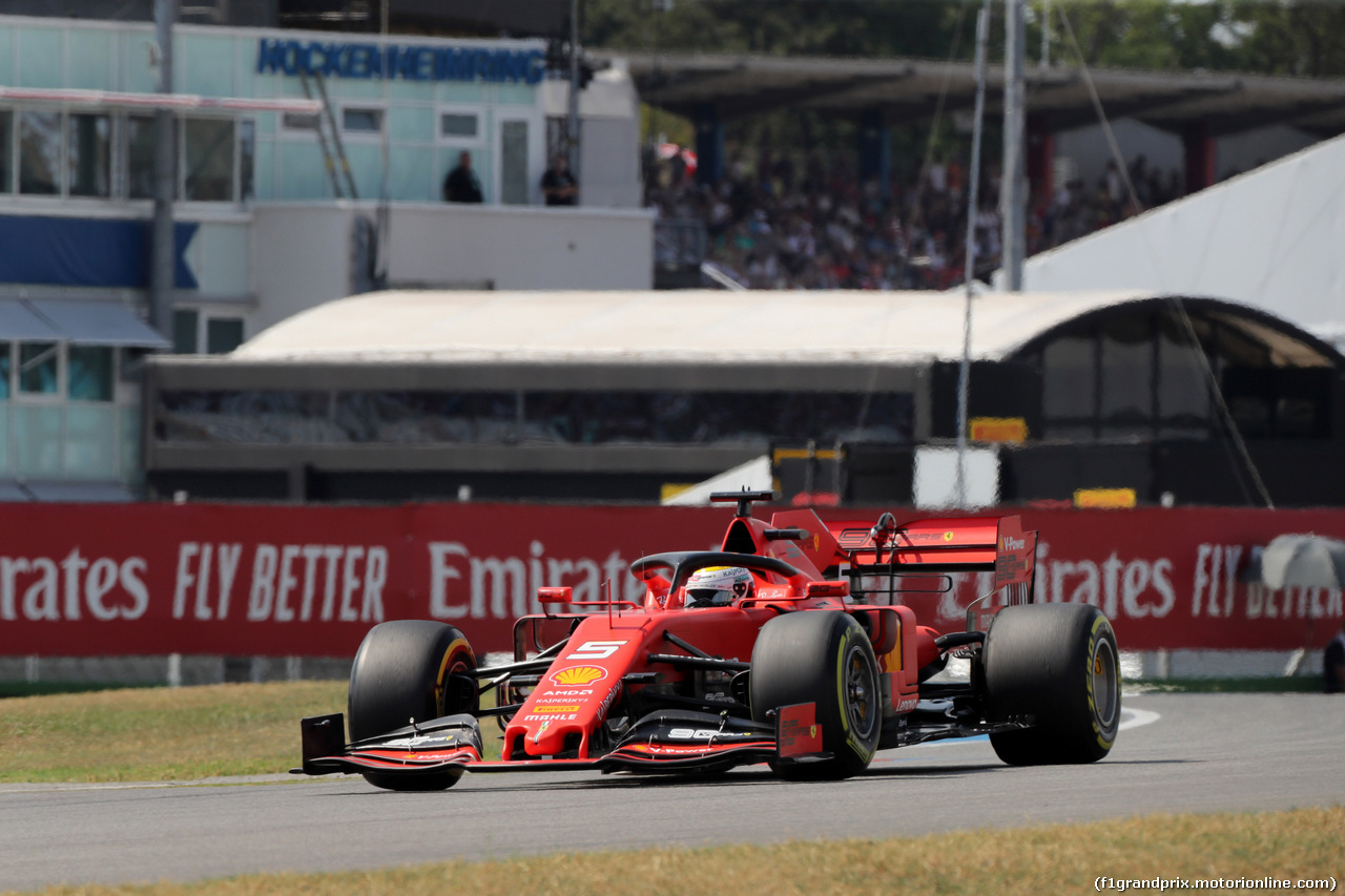 GP GERMANIA, 26.07.2019 - Prove Libere 2, Sebastian Vettel (GER) Ferrari SF90