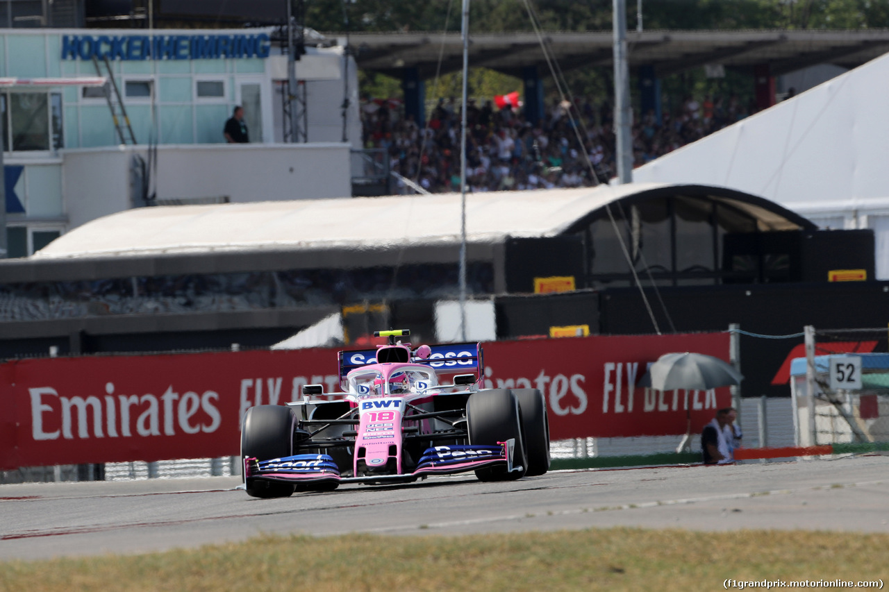 GP GERMANIA, 26.07.2019 - Prove Libere 2, Lance Stroll (CDN) Racing Point F1 Team RP19