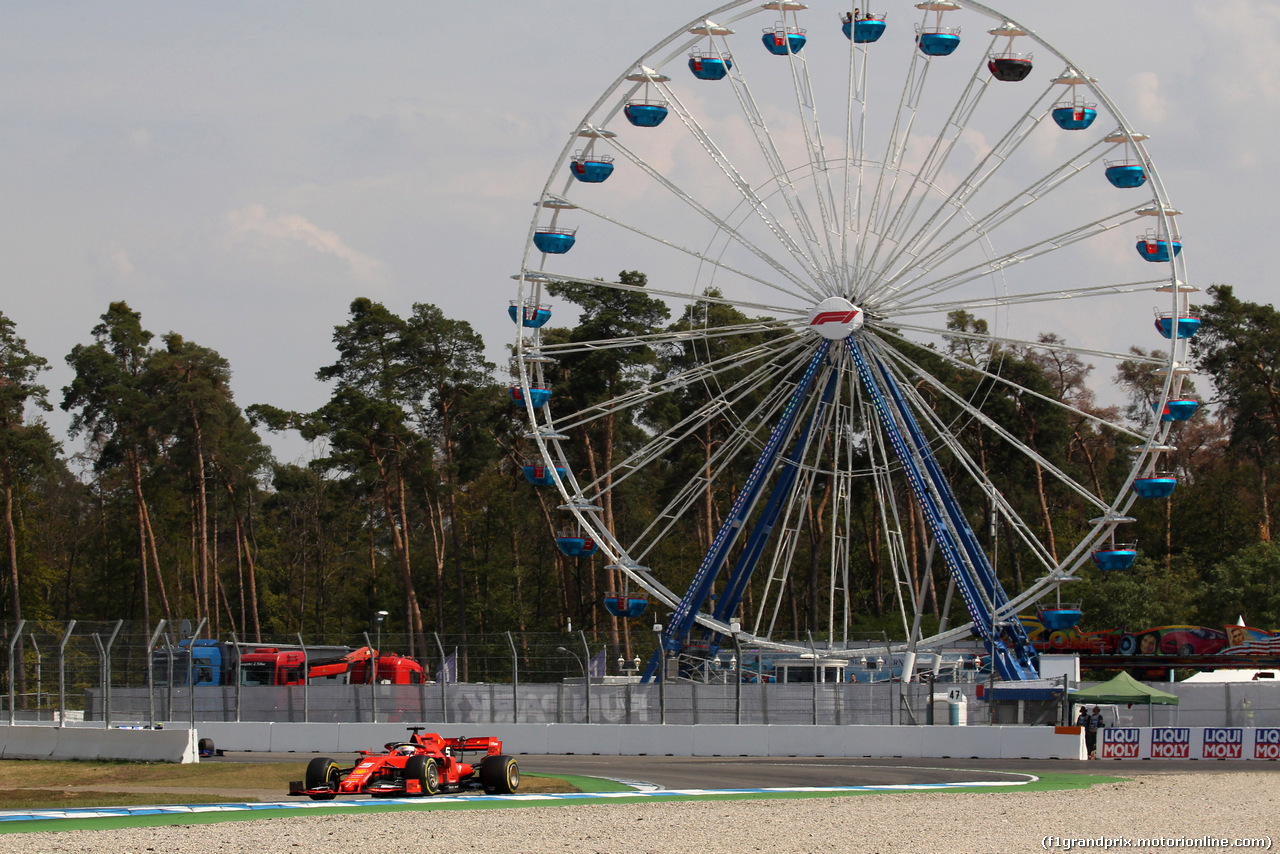 GP GERMANIA, 26.07.2019 - Prove Libere 2, Sebastian Vettel (GER) Ferrari SF90