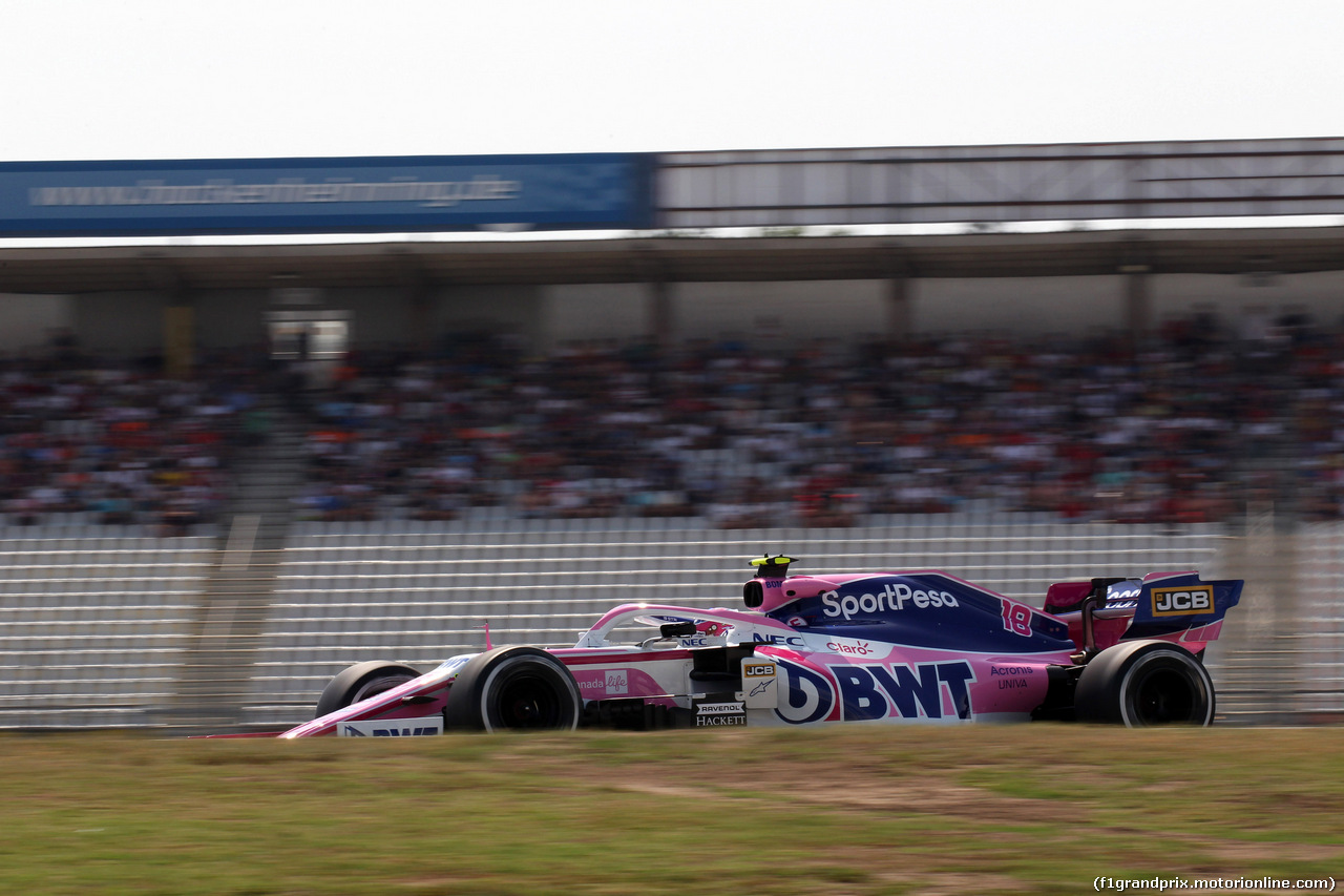 GP GERMANIA, 26.07.2019 - Prove Libere 2, Lance Stroll (CDN) Racing Point F1 Team RP19
