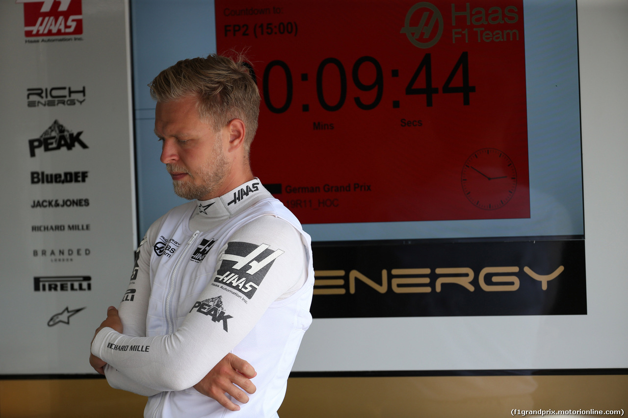 GP GERMANIA, 26.07.2019 - Prove Libere 2, Kevin Magnussen (DEN) Haas F1 Team VF-19